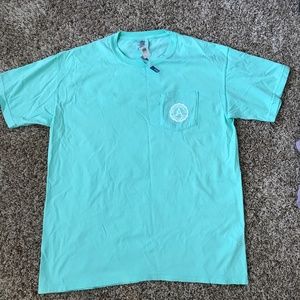teal comfort colors tee
